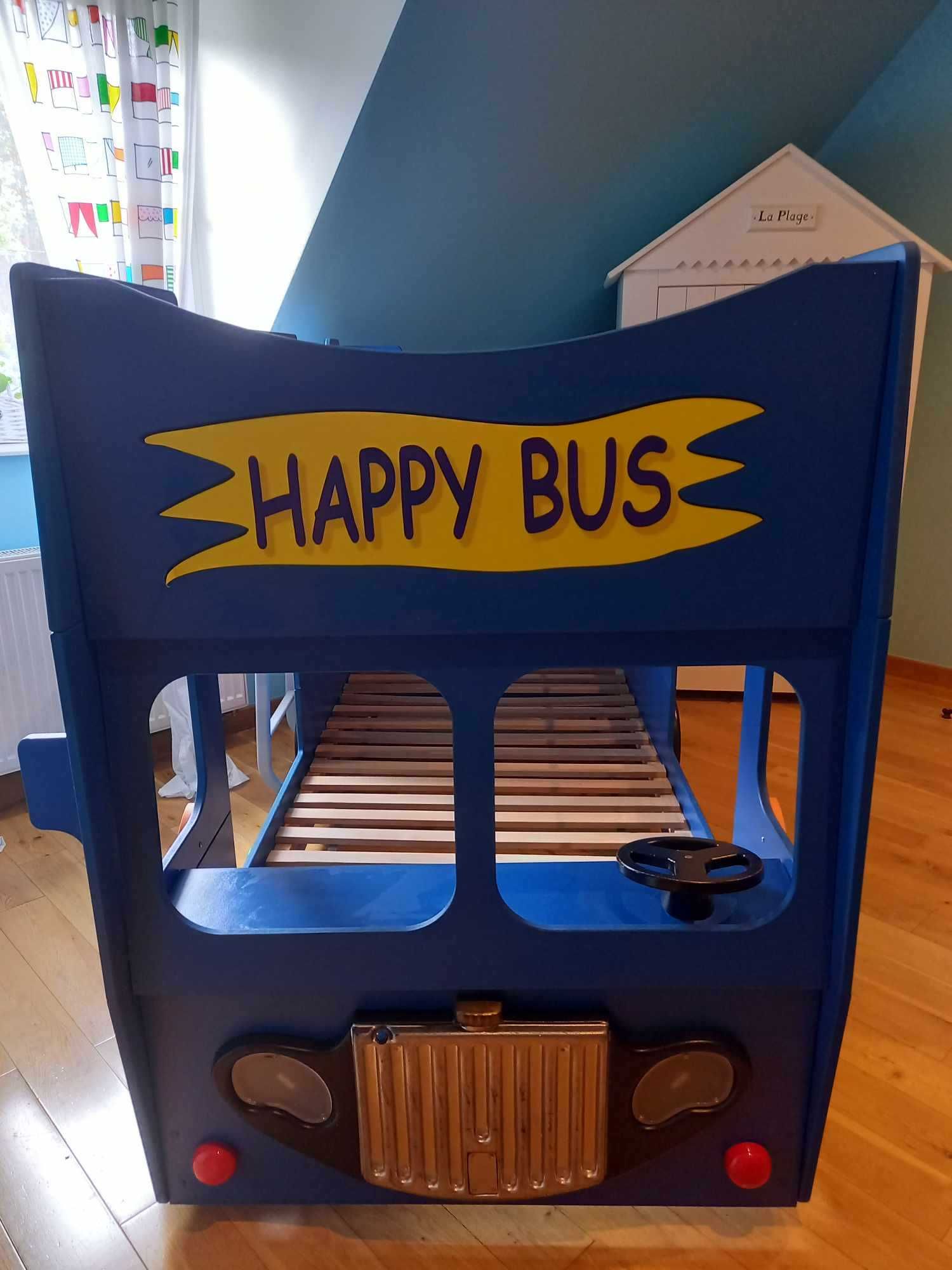 Łóżko piętrowe autobus Happy Bus
