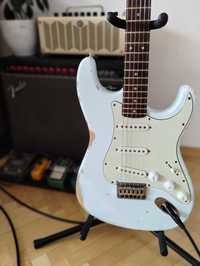 Gitara elektryczna Stratocaster Sonic Blue - Relic - Wojtas Guitars