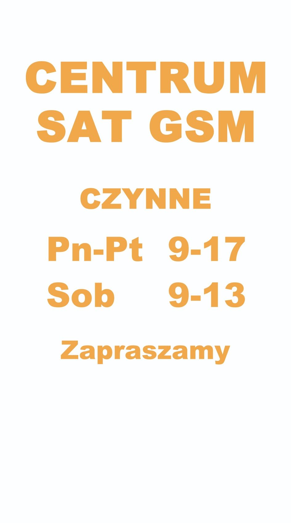 Centrum SAT Gsm Zaprasza