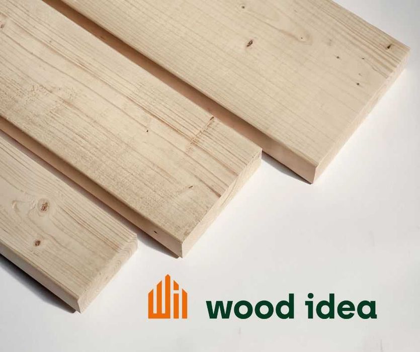 Deska | gładka | suszona | świerk | strugana | 19 mm 72 mm 2,5 m, kl.C