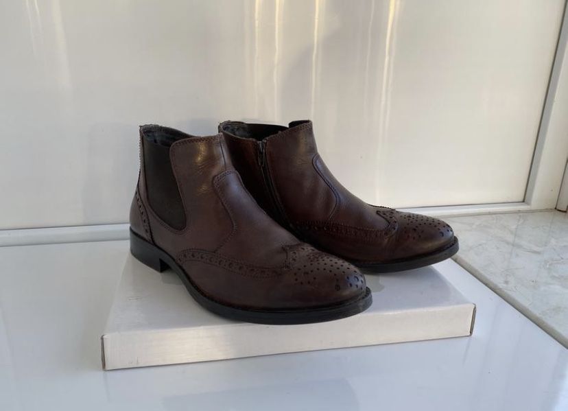 Чоловічі черевики челсі terrablu шкіряні