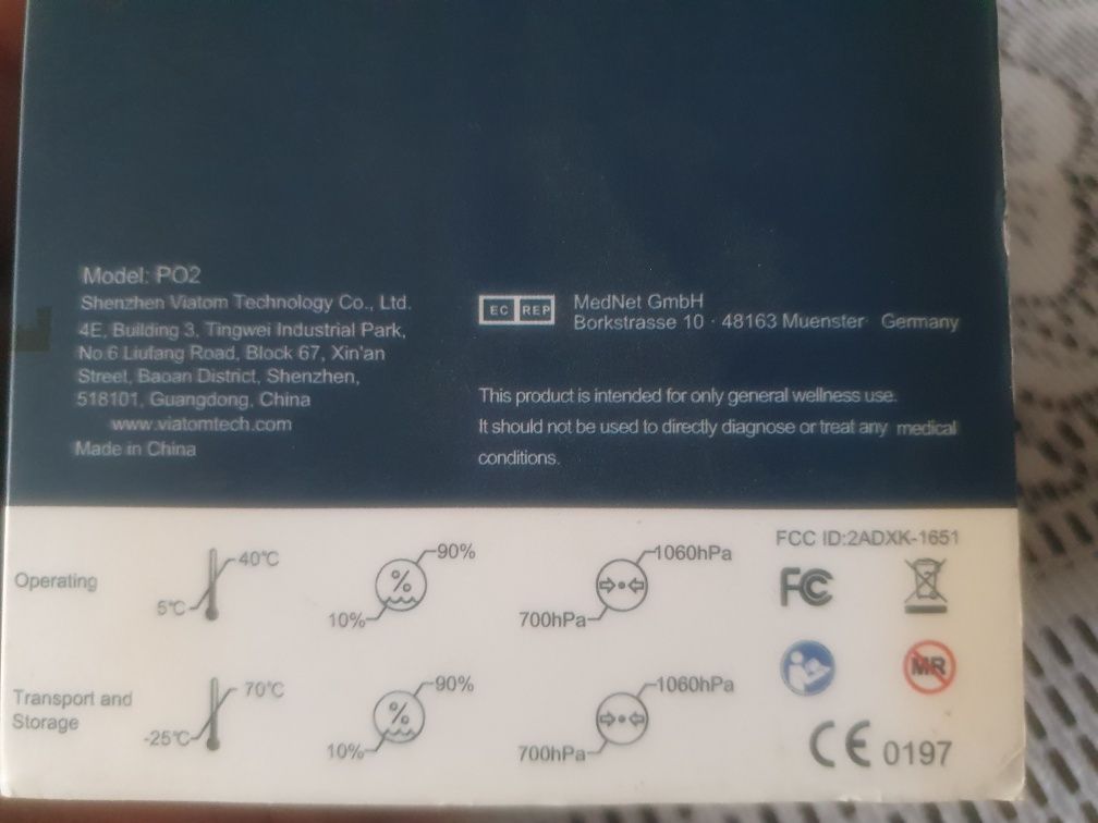 Monitor snu oddechu dla dorosłych O2 Ring