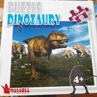 Puzzle dinozaur trex dinozaury