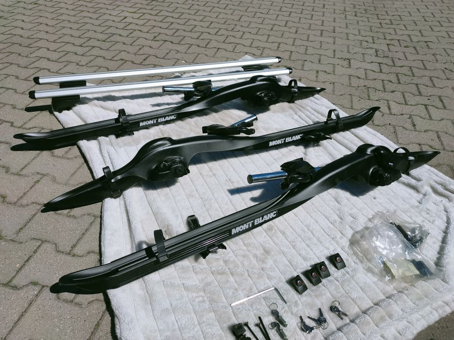 Mont Blanc barracuda 529 + Relingi bagażnik dachowy Mont Blanc Komplet
