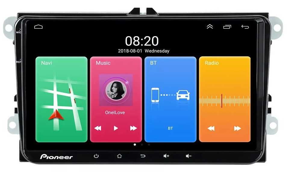 Штатная магнитола Pioneer 4/32GB VW B6/B7/CC/Caddy/Tiguan/Jetta/Polo