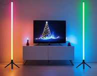 Сучасна Лампа - Торшер RGB LED  з Музичним Режимом Bluetooth Пульт