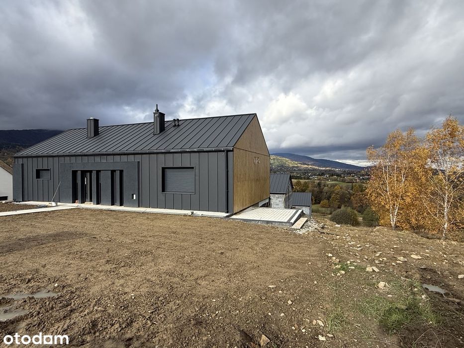 Nowoczesny dom 213m2, Lipowa- Widokowa ekspozycja, Dom parterowy