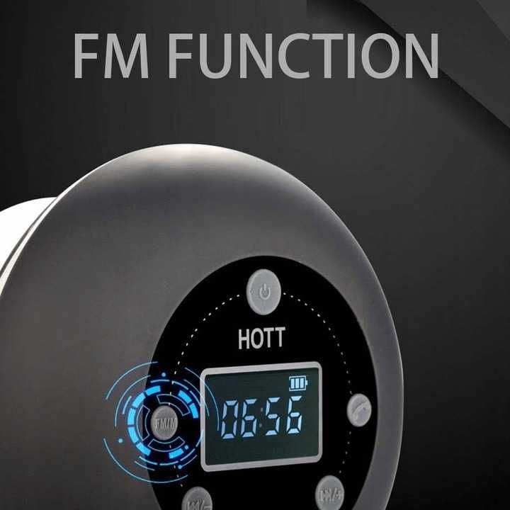 Głośnik przenośny HOTT S602 wodoodporny prysznicowy IPX4 mikrofon FM
