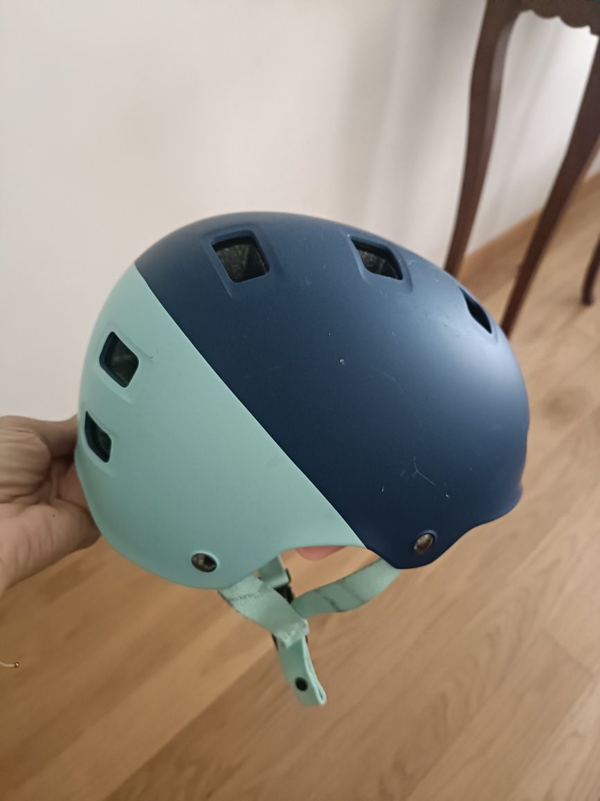 Capacete de ciclismo criança 520 azul