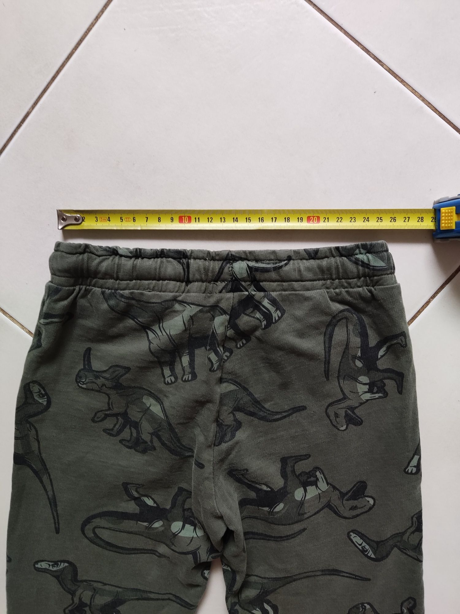 Spodnie dresowe chłopięce Dinozaury firmy Pepco rozmiar 110/116