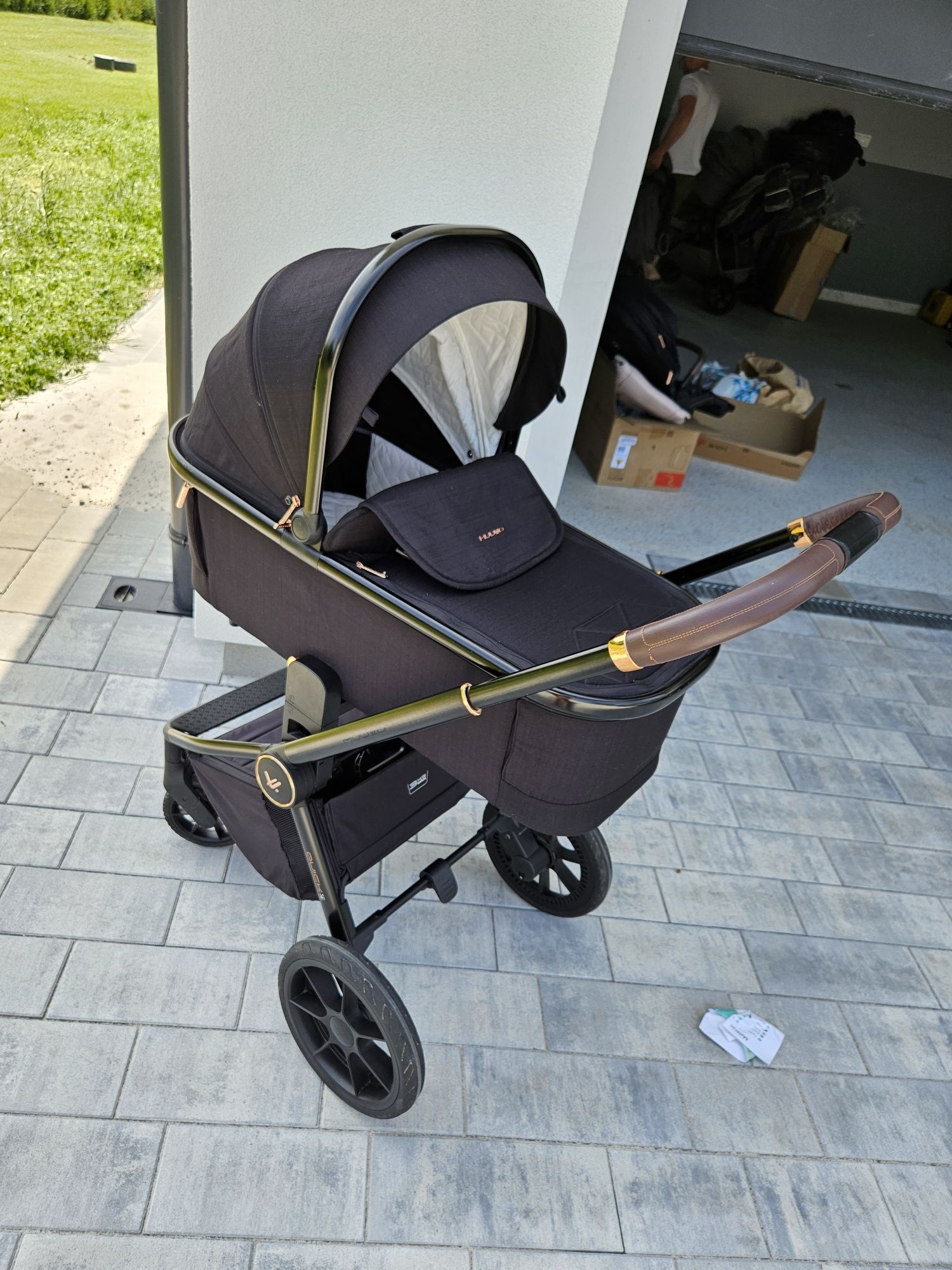 Wózek Muuvo Quick SE czarny 2w1.