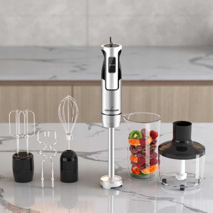 NOWY Blender Ręczny Blender Kuchenny Wielofunkcyjny Mikser Mocny