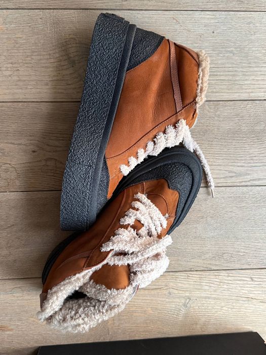 Жіночі зимові теплі черевики, нубук, 40 розмір