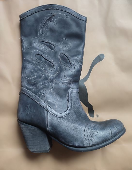 Жіночі чоботи. Fly LONDON. НАТУРАЛЬНА ШКІРА. Якість чудова.