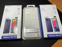 Etui SAMSUNG M53 5G m cover Galaxy A72 clear standing cover pokrowiec