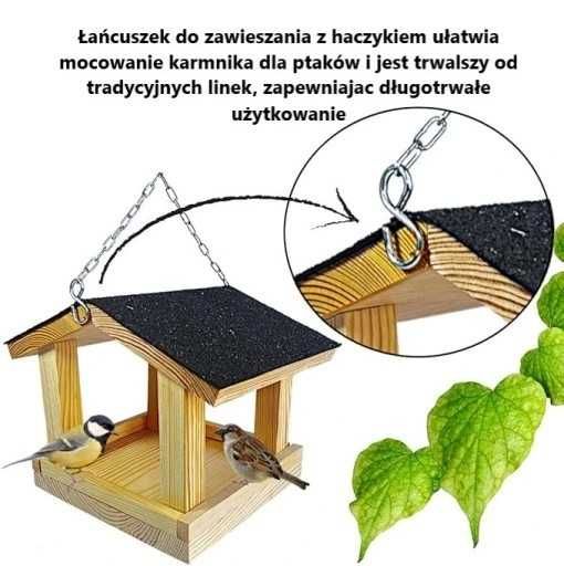 STAFECO Karmnik dla ptaków do zawieszenia dla małych ptaków, na balkon