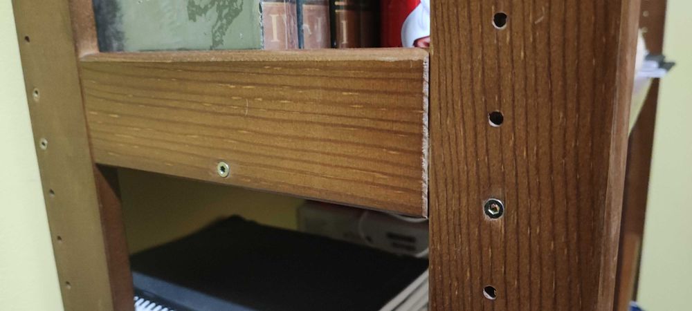 Estante para livros de madeira (boa qualidade)