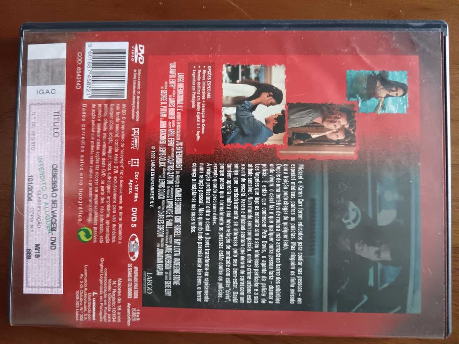 filme dvd original obsessão selvagem