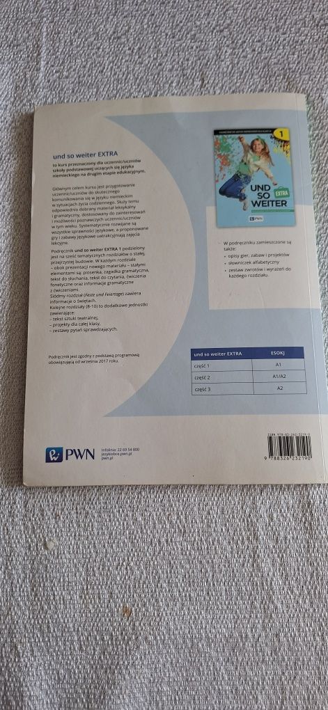 Podręcznik do języka niemieckiego "Und so weiter extra 1"