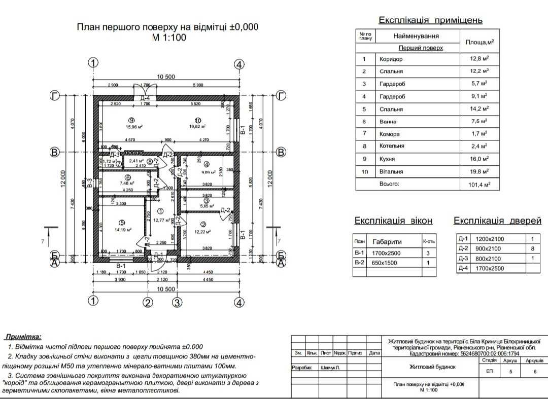 Американка біля "Каравану", 101 м.кв, 7 сот