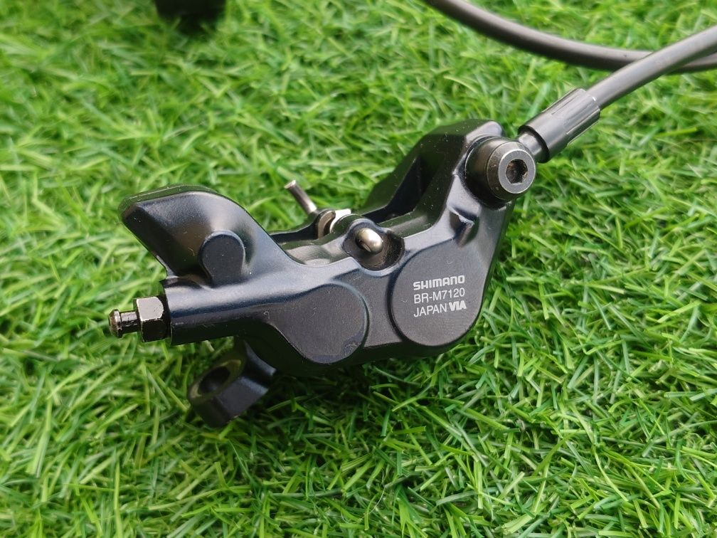 Hamulce hydrauliczne tarczowe Shimano SLX M7120 komplet P+T