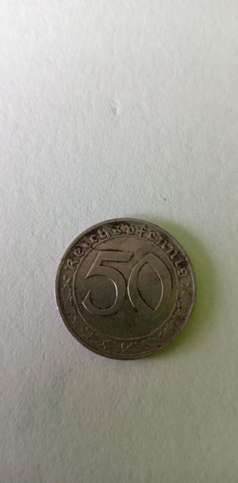 Sprzedam moneta 50 fenigów z 1939 r
