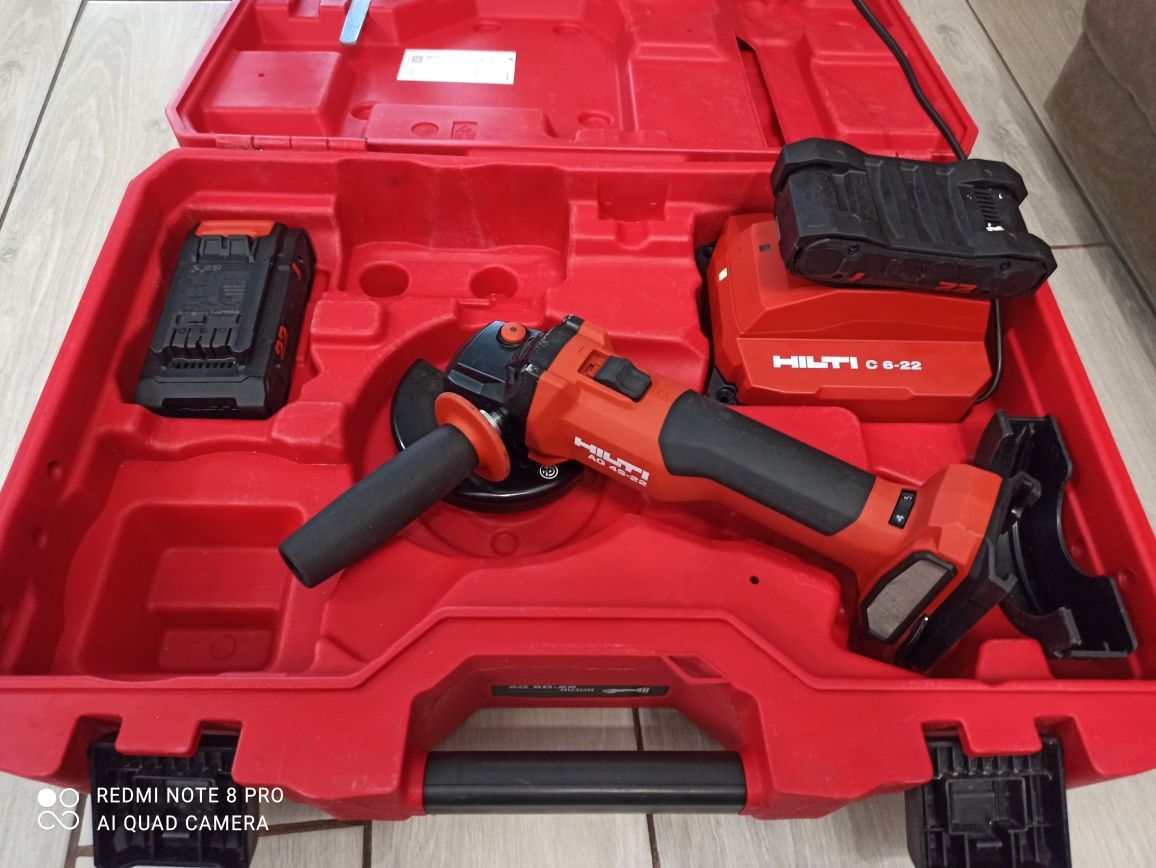 Кутошліфувальна машина hilti AG 4S Nuron,