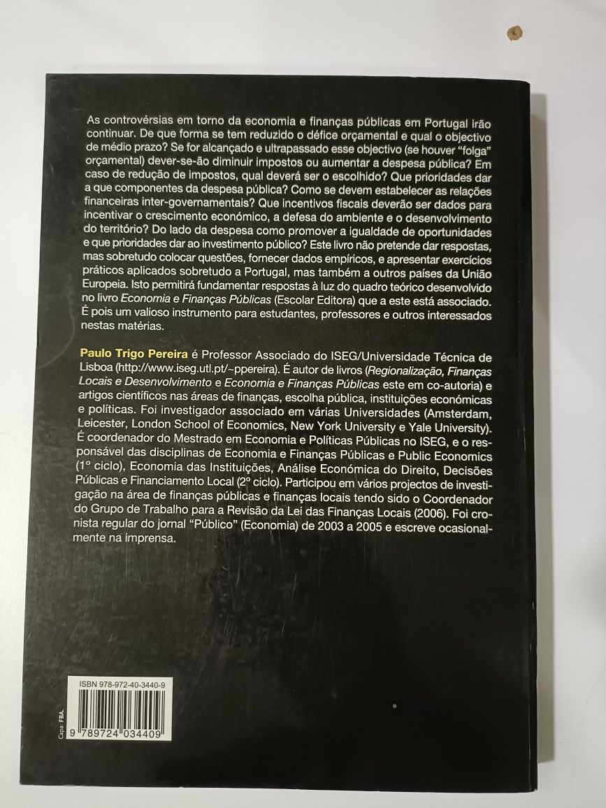 Economia e Finanças Públicas