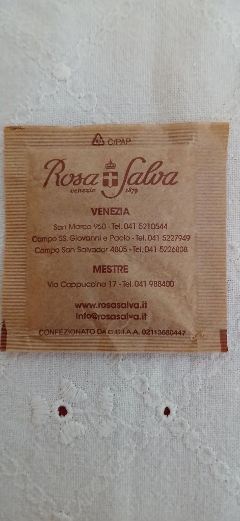Pacote de açúcar Rosa Salva-Veneza