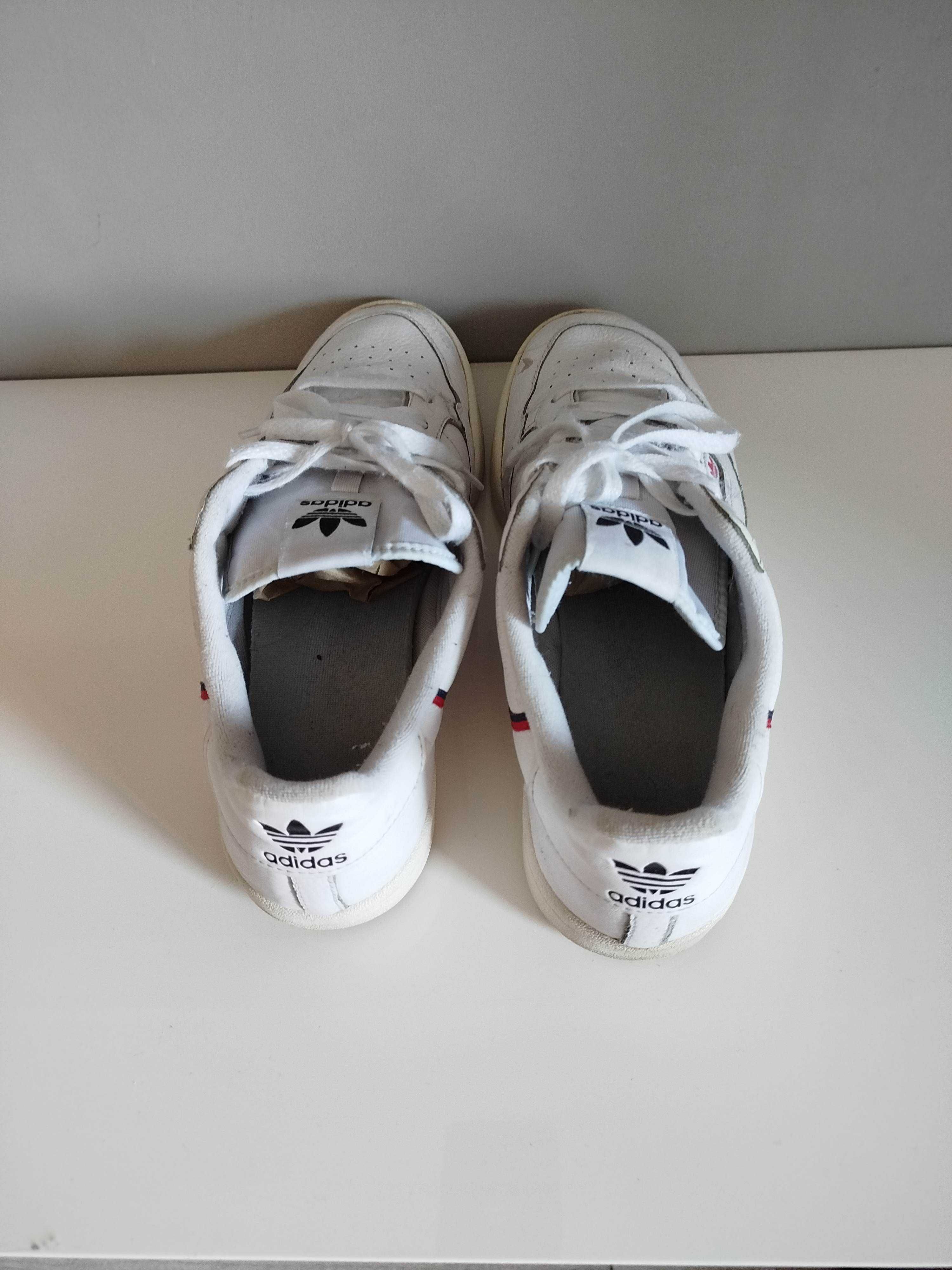 Adidas Męskie Continental 80 Białe buty codzienne Sneakersy