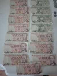 Stare banknoty nominał 100 i 50