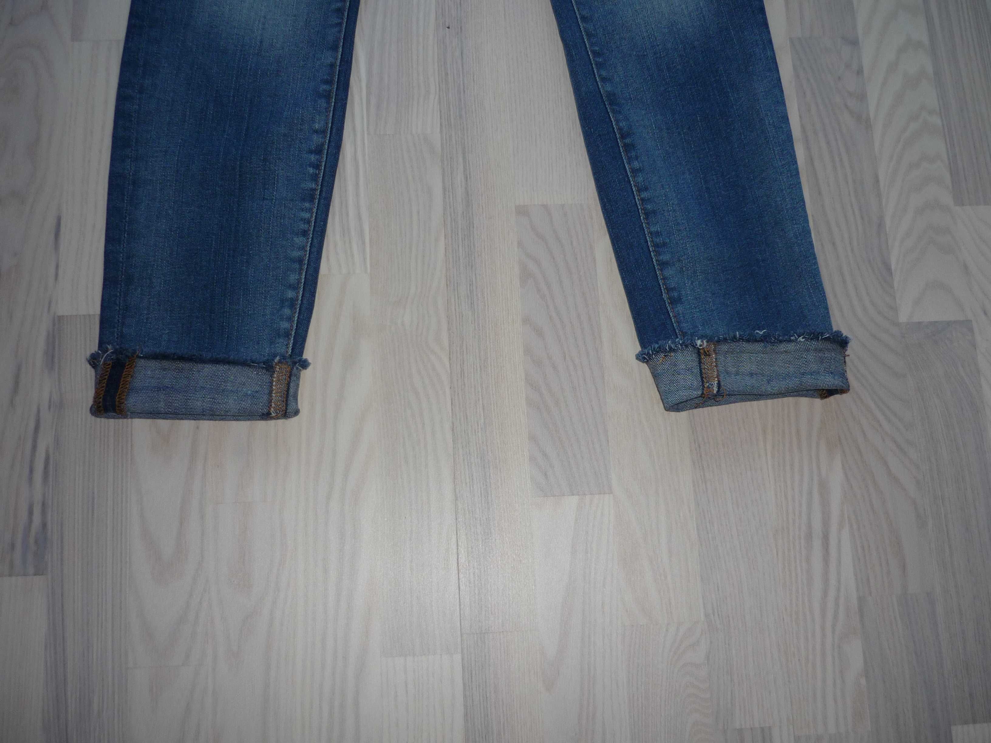 Spodnie jeansowe Gap Skinny roz. 36 S jeansy podwijane