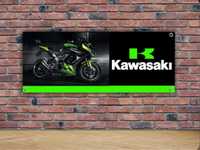 Baner plandeka Kawasaki 150x60cm Racing z1