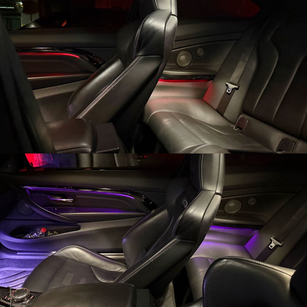 Ambient LED модули для ЗАВОДСКОЙ подсветки салон F30/31/32/34/36/80/82