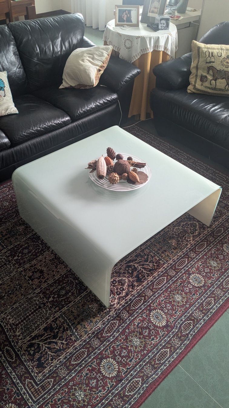 Mesa de apoio vidro