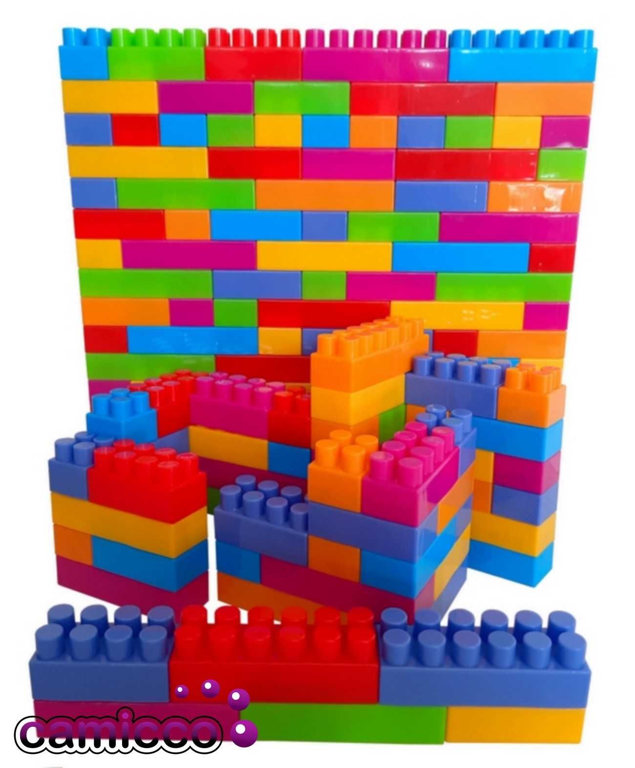 KLOCKI konstrukcyjne 300 el dla dzieci BUILDING BLOCKS PREMIUM POLSKIE