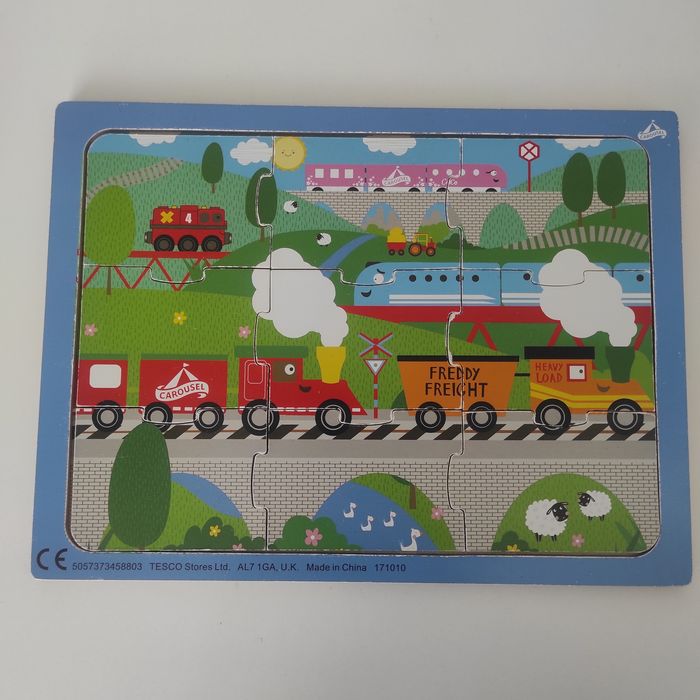 Puzzle dla chłopca pociagi