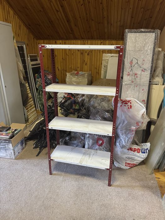 Стелаж металевий, 4 полиці