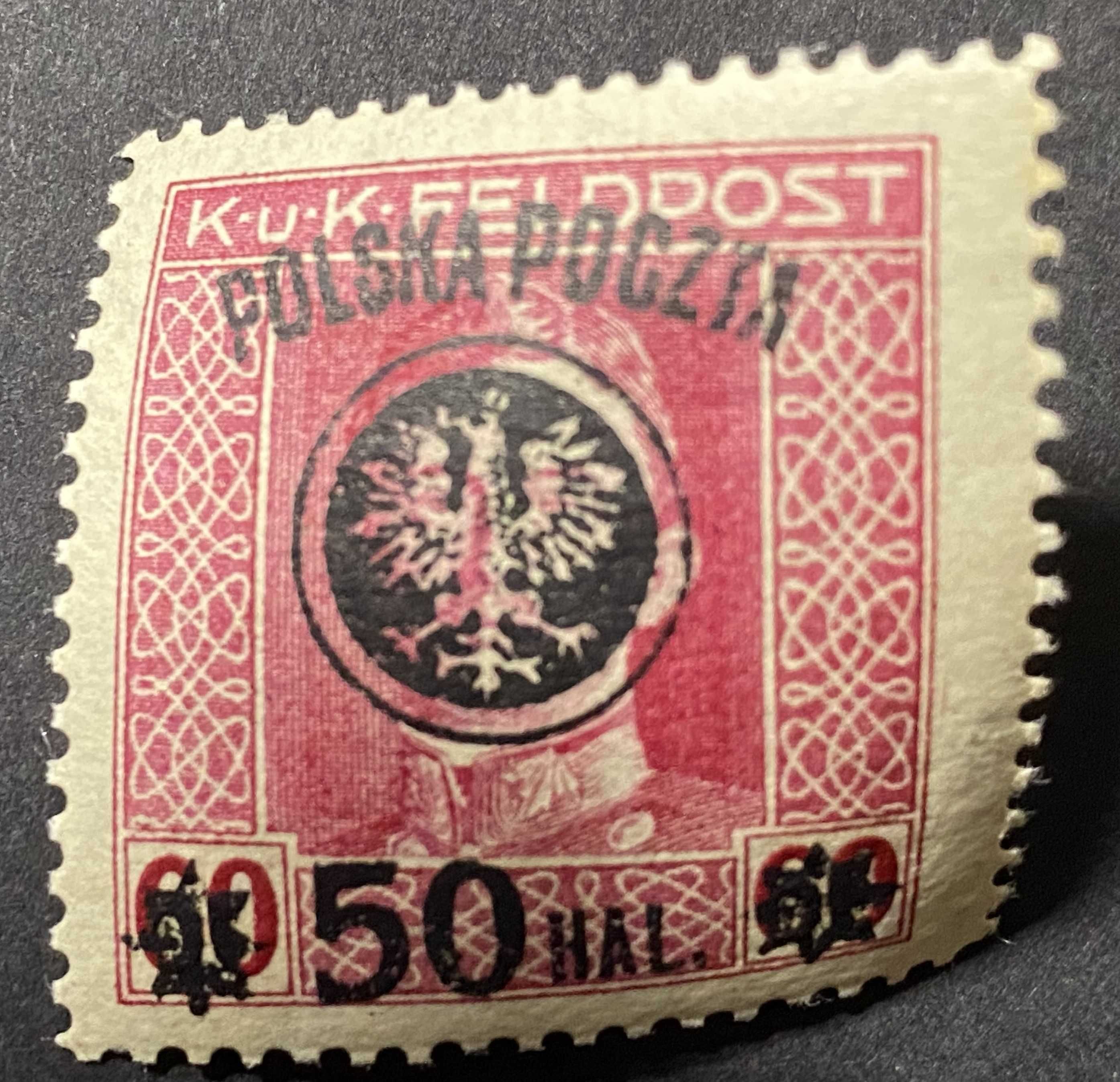 Znaczek Polska II wydanie lubelskie Fi 27** gwarancja 1918r