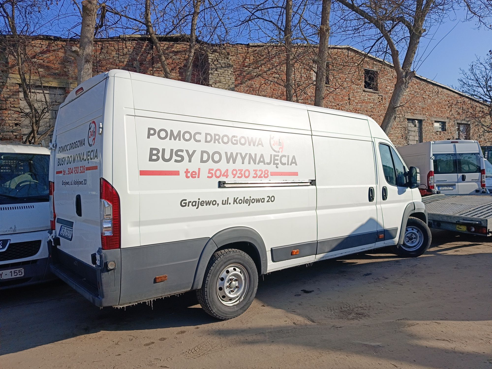 Busy do wynajęcia L4H3  L2H2 Pomoc Drogowa 24 h Grajewo
