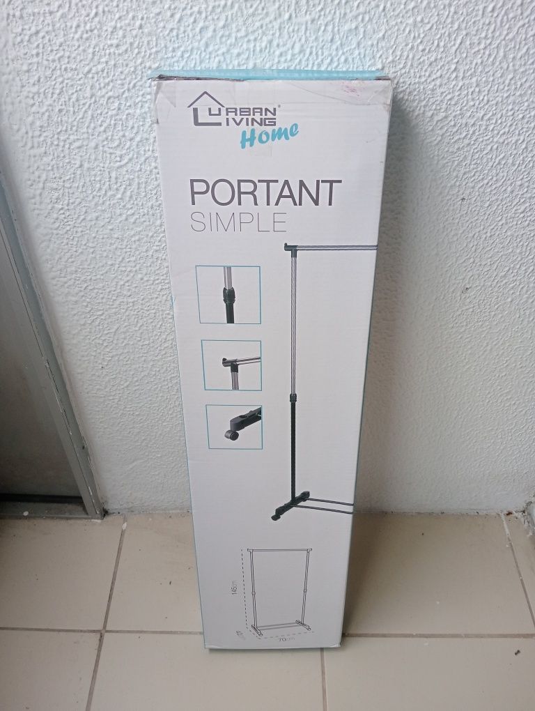 Charriot com 10 cabides