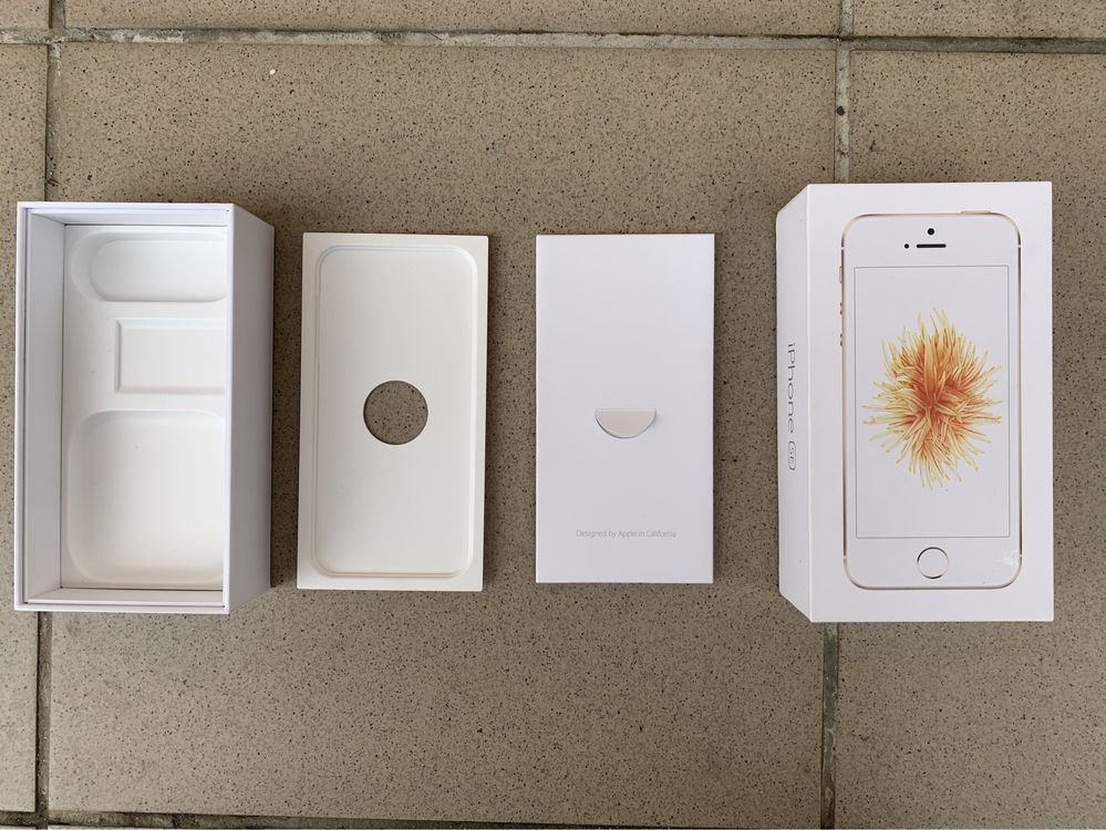 Pudełko Iphone SE Gold 32GB opakowanie oryginalne