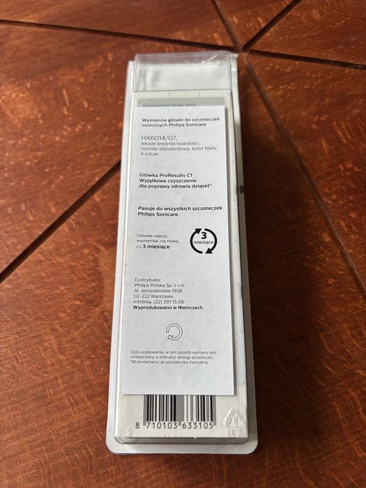 Końcówki do szczoteczki Philips Sonicare HX6014