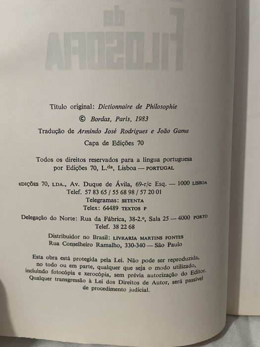 Dicionário de Filosofia