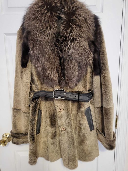 OCHNIK kożuch damski naturalny