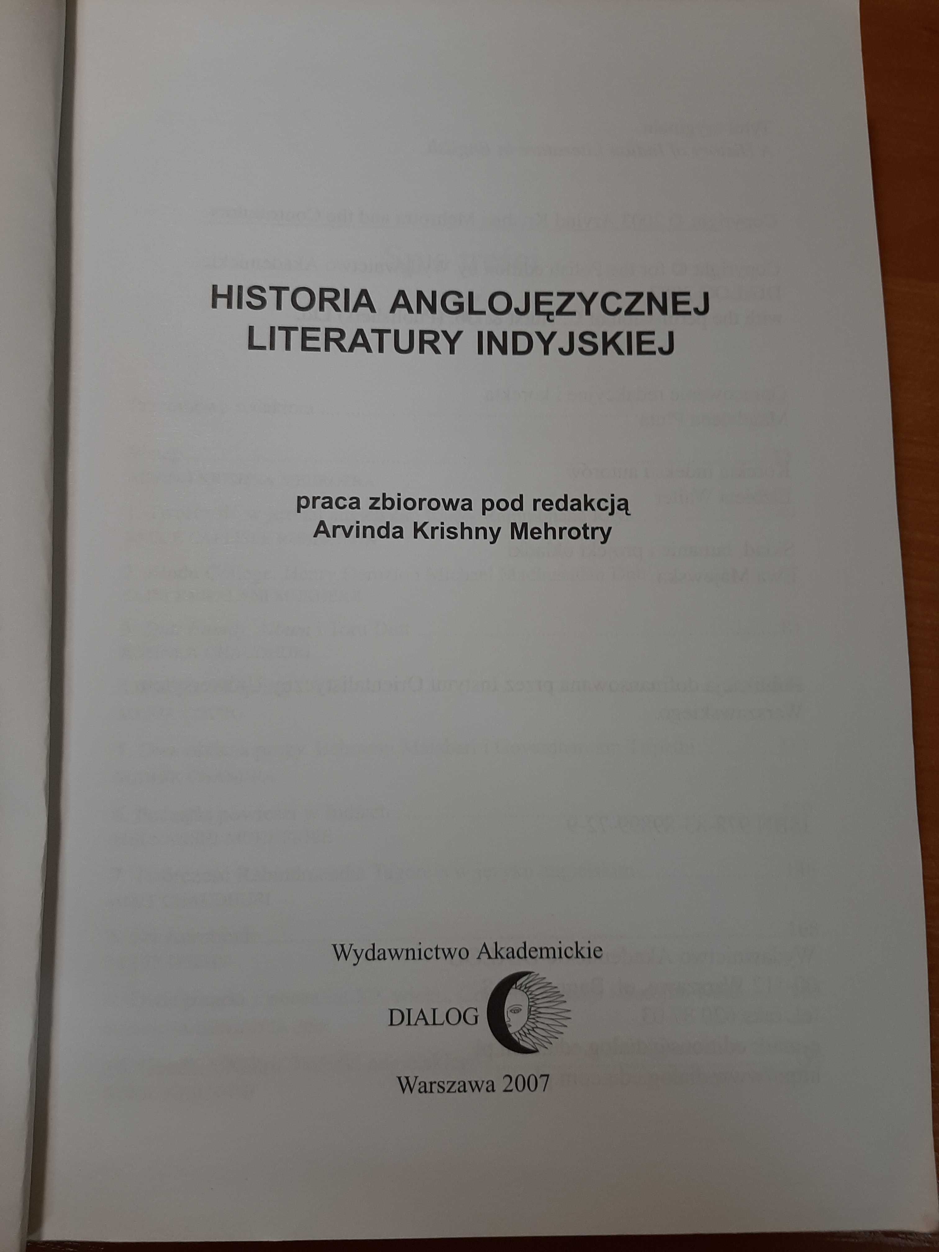 Historia anglojęzycznej literatury indyjskiej