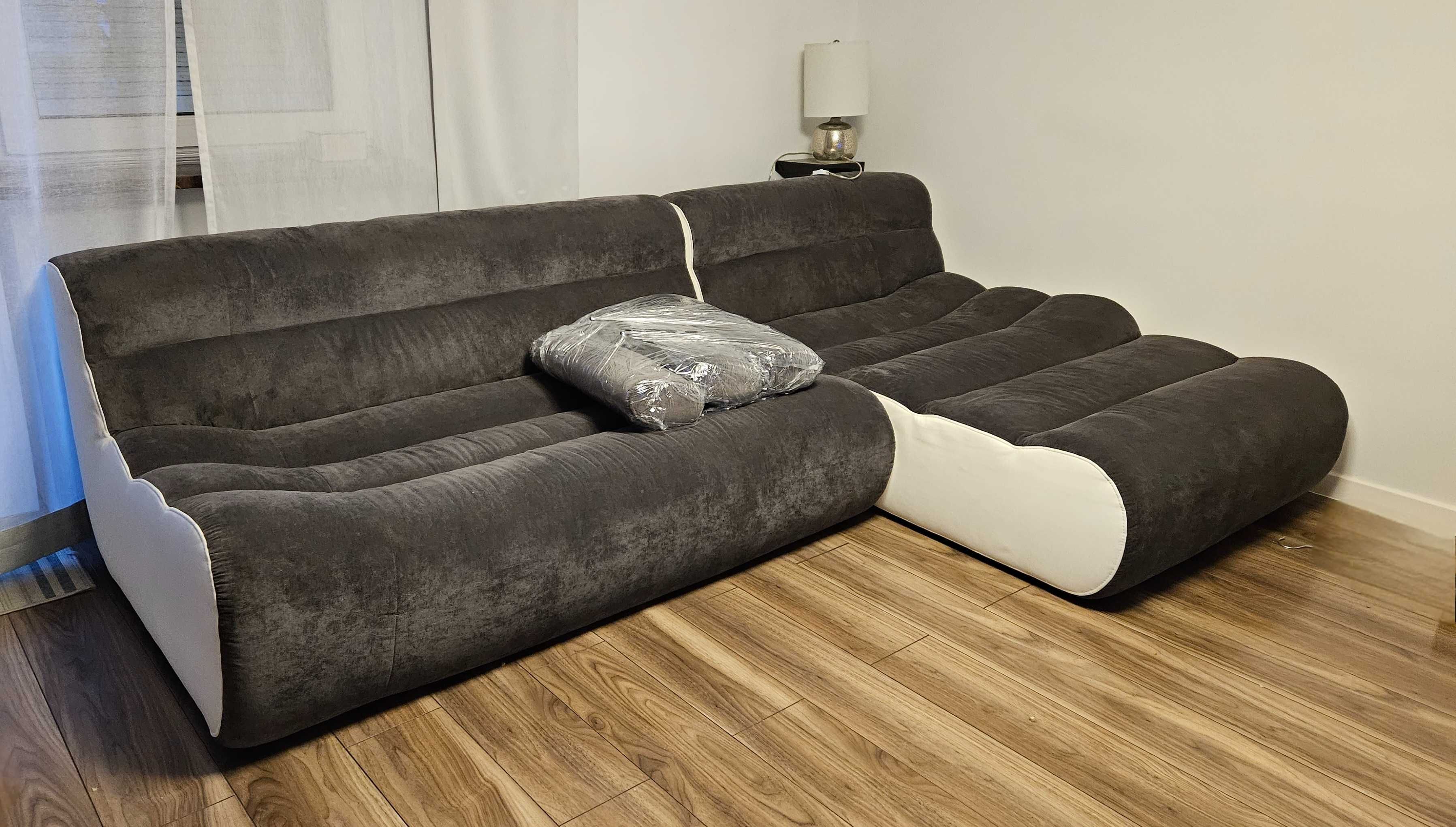 Narożnik, sofa ELEMENTS Agata Meble welur