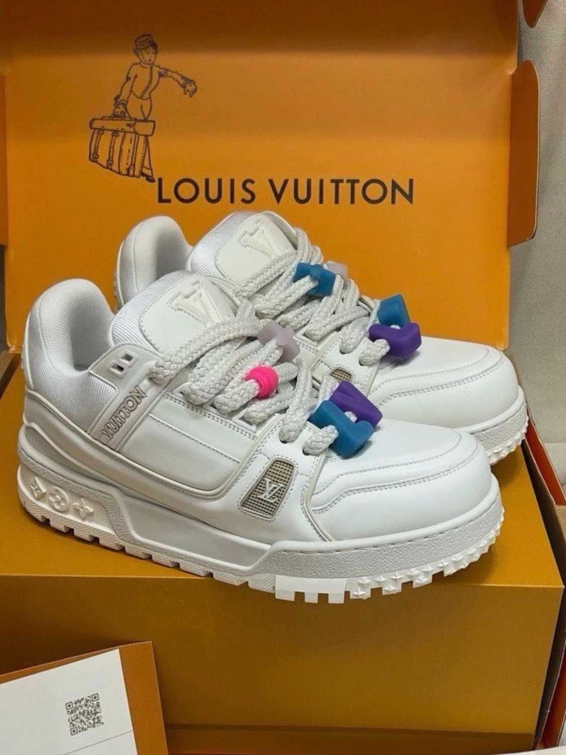 Nowybuty_Louis_Vuitton_LV_White UnisexTrampk40