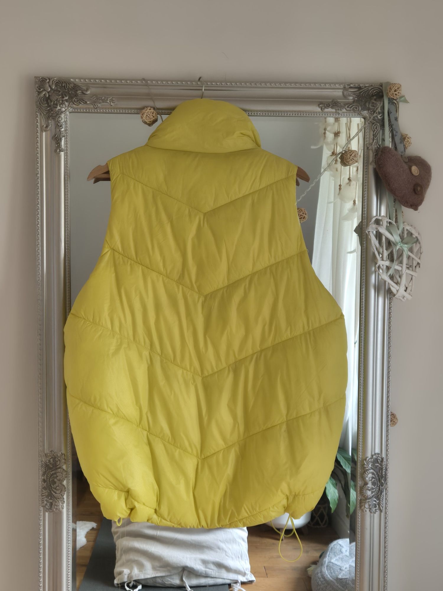 Nowa, z metką kamizelka,  zolta, limonkowa,  rozmiar S,  oversize