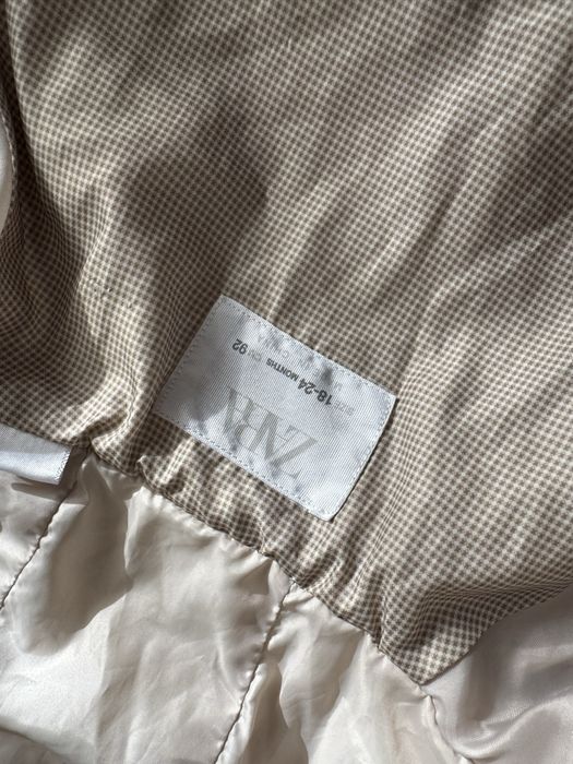 Зимова бежева курточка Zara 92р 18-24міс 1,5-2р дитяча